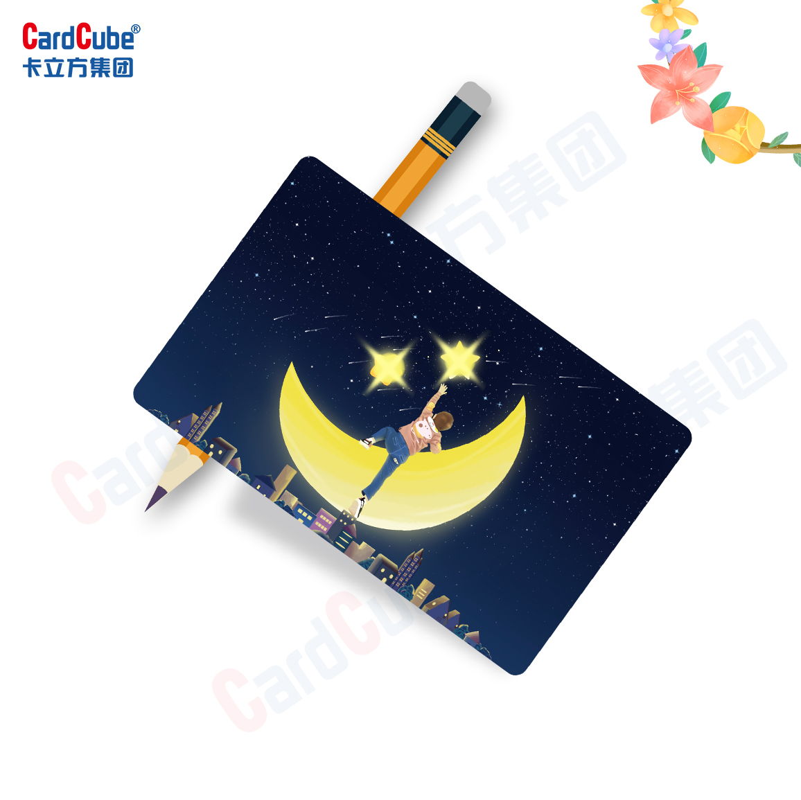 NFC燈卡NFC感應(yīng)發(fā)光PVC燈卡3